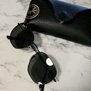 Ray Ban Hexagonal Polarized Sunglasses